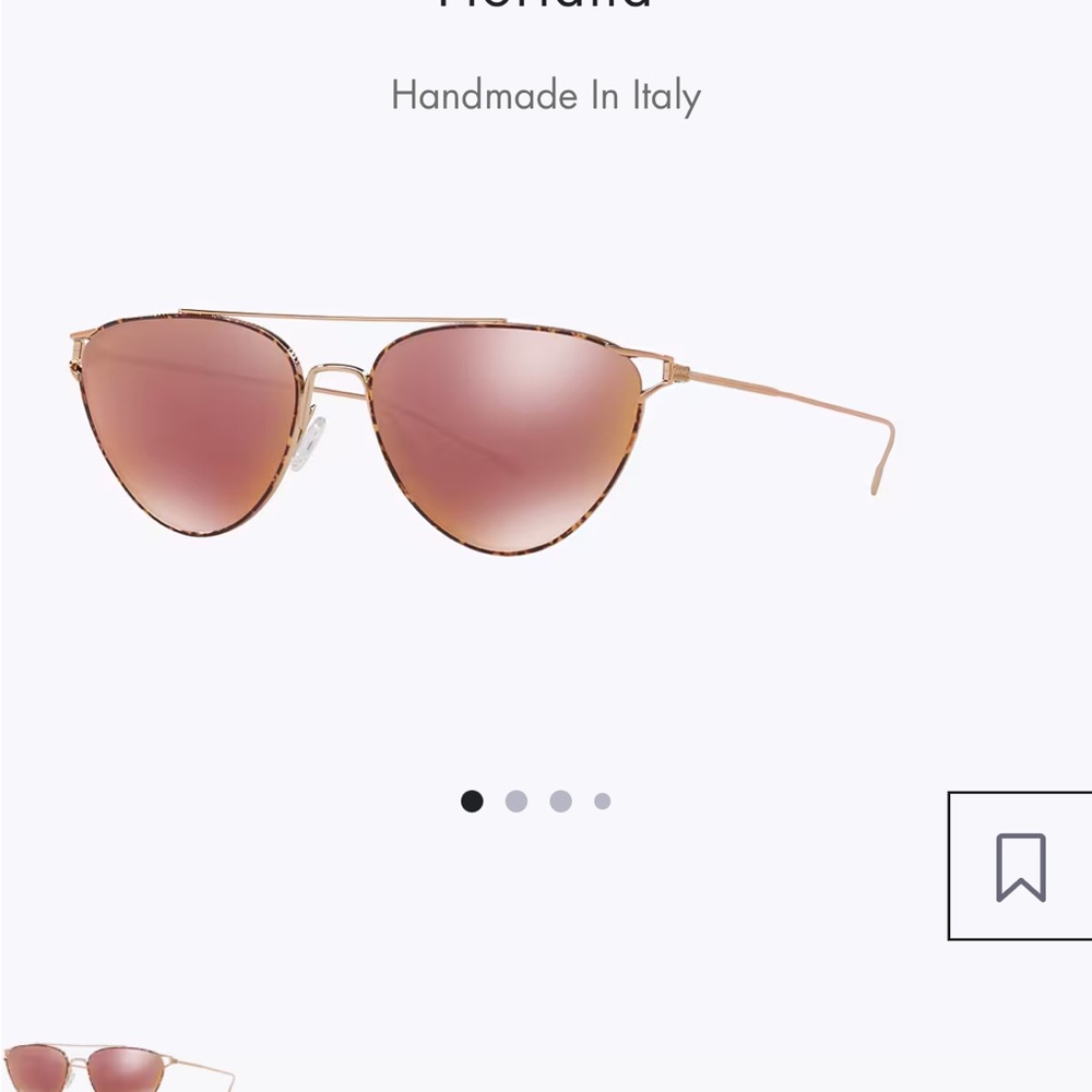 Oliver Peoples Floriana Rose Gold Sunglasses